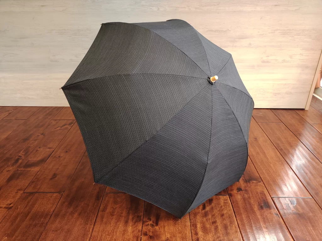 大島紬の日傘　着物の日傘