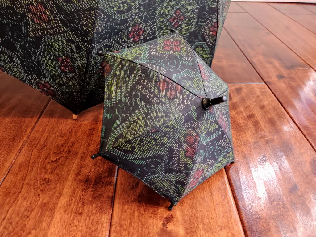 大島紬の日傘