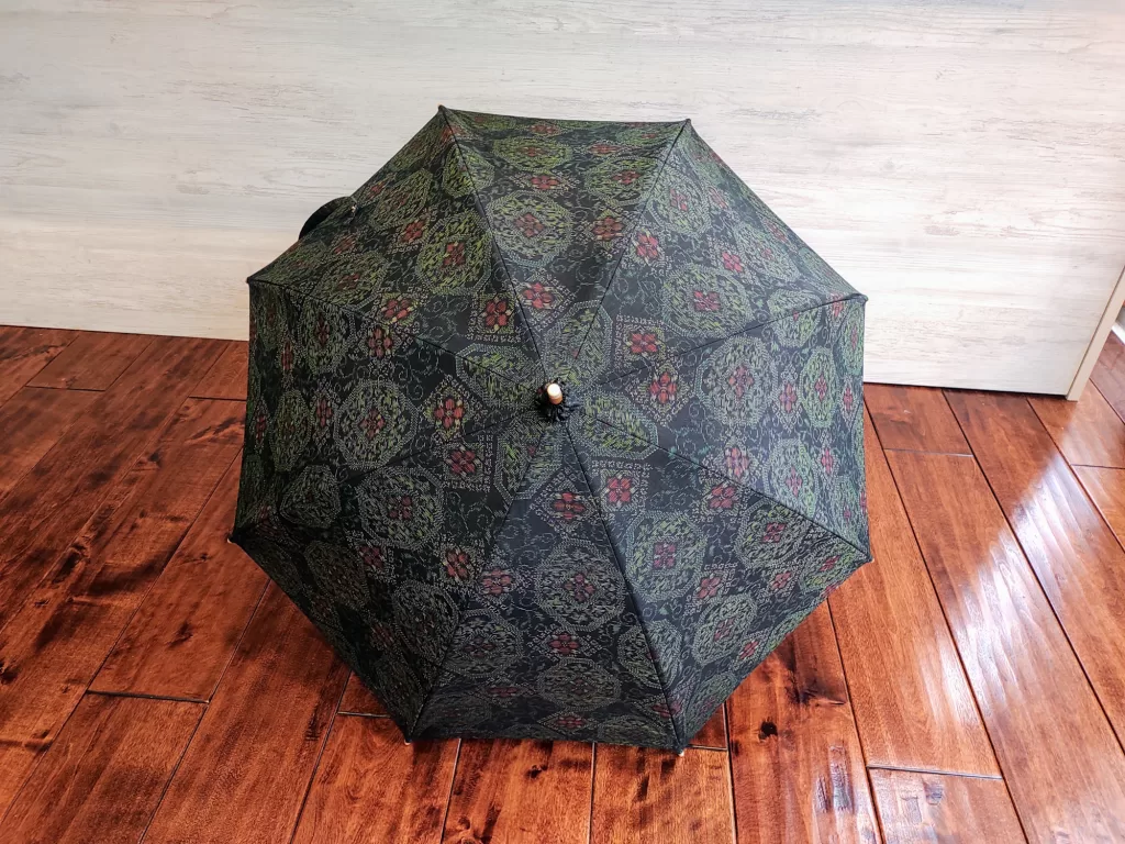 大島紬の日傘