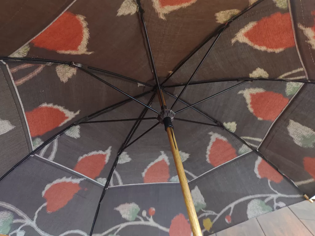 着物　日傘