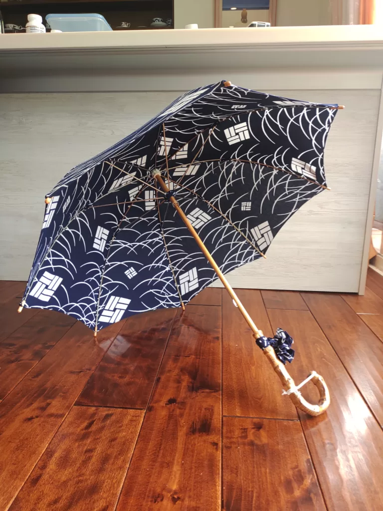 浴衣リメイク　日傘
