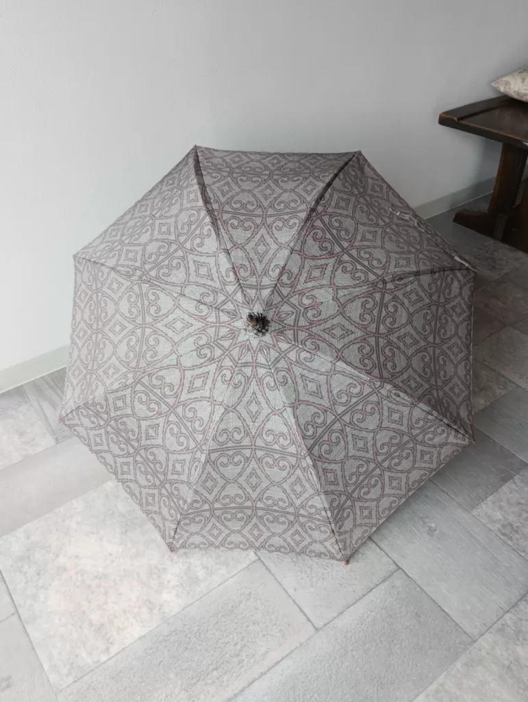 着物　リメイク　日傘