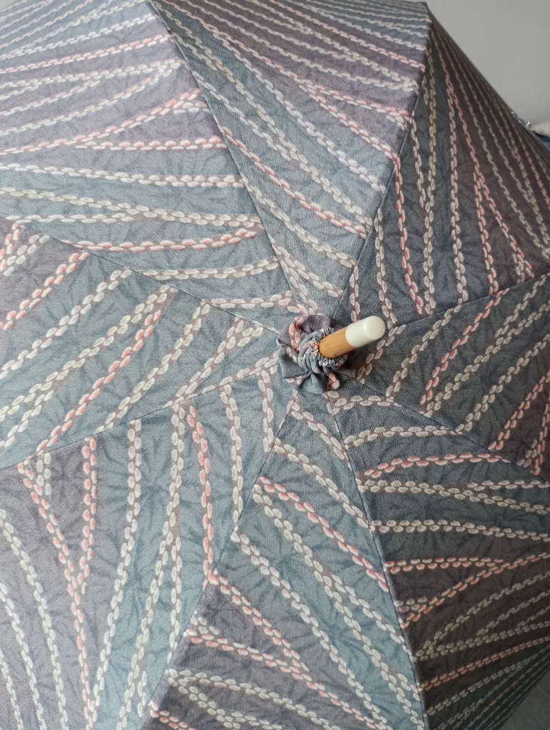 きもの　りめいく　日傘