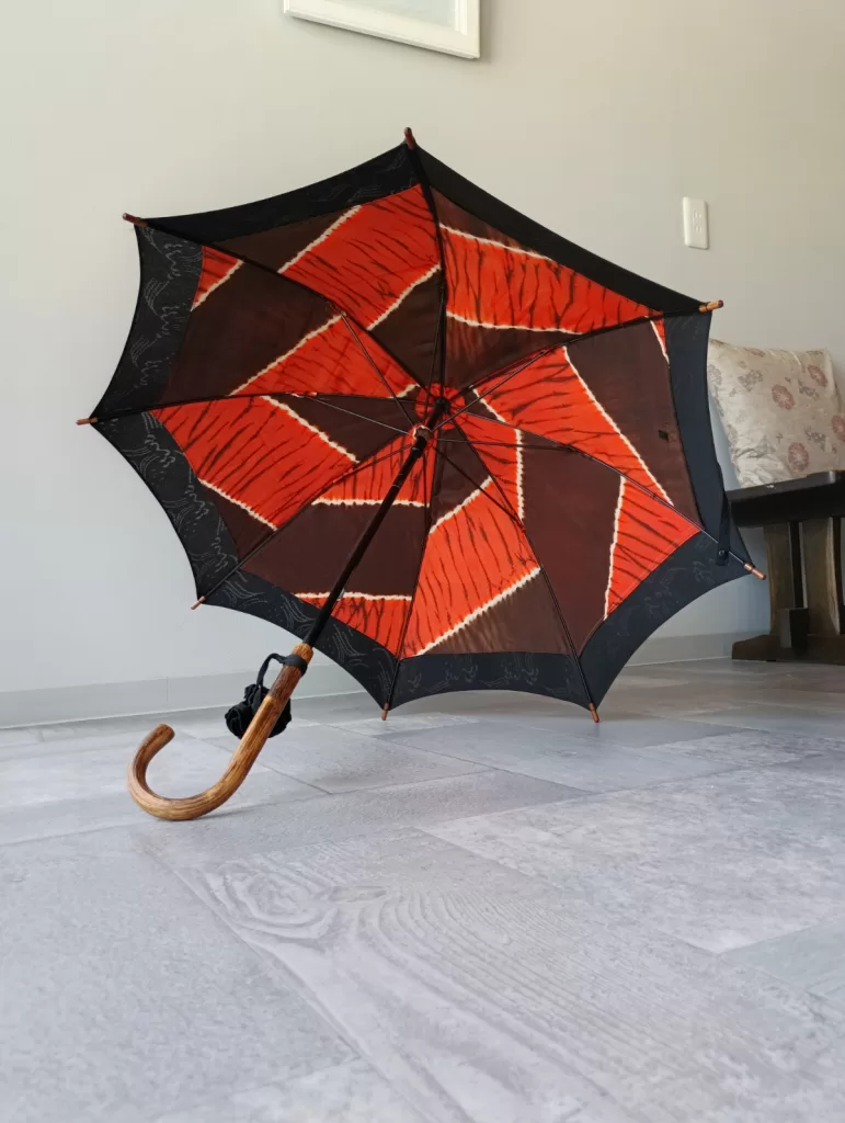 着物リメイク日傘