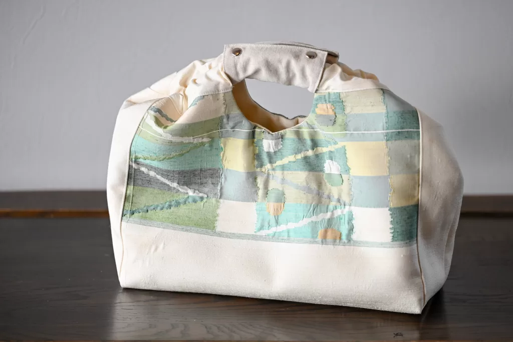 帯リメイクバッグ