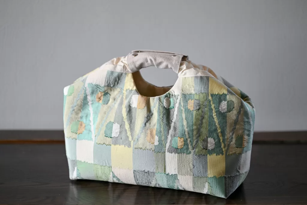 帯リメイク　バッグ