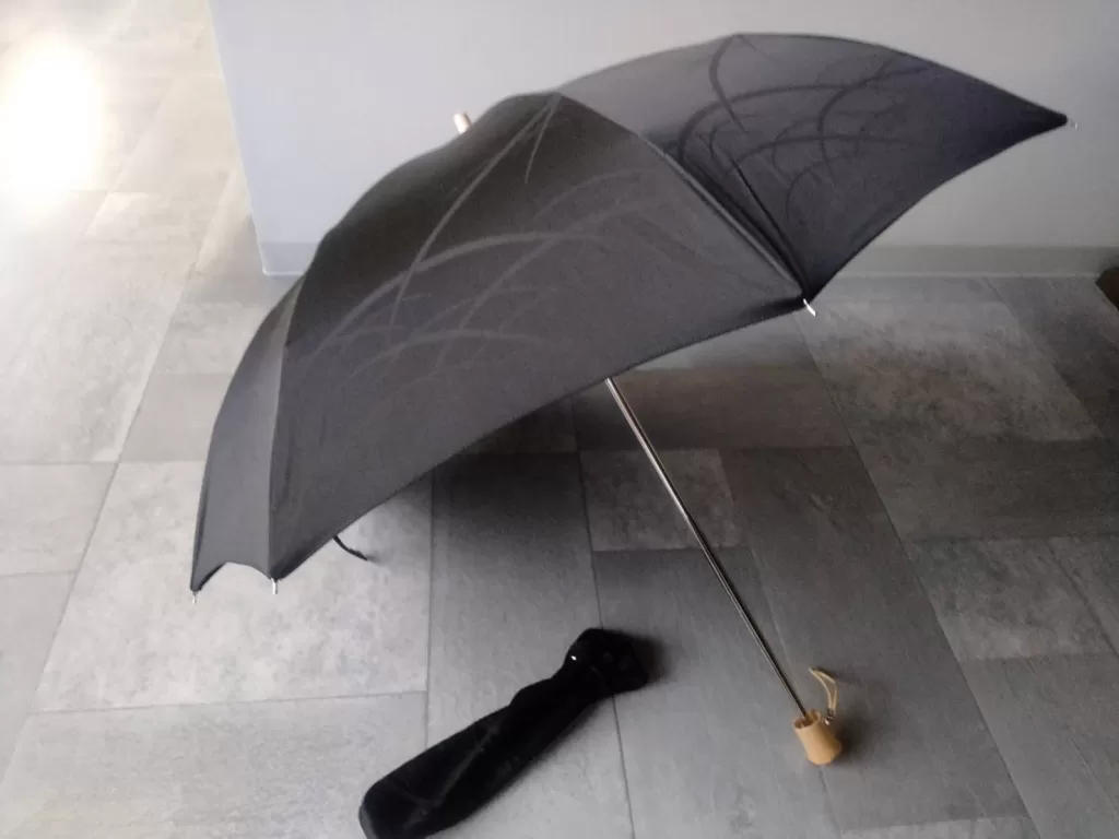 着物リメイク　折り畳み日傘