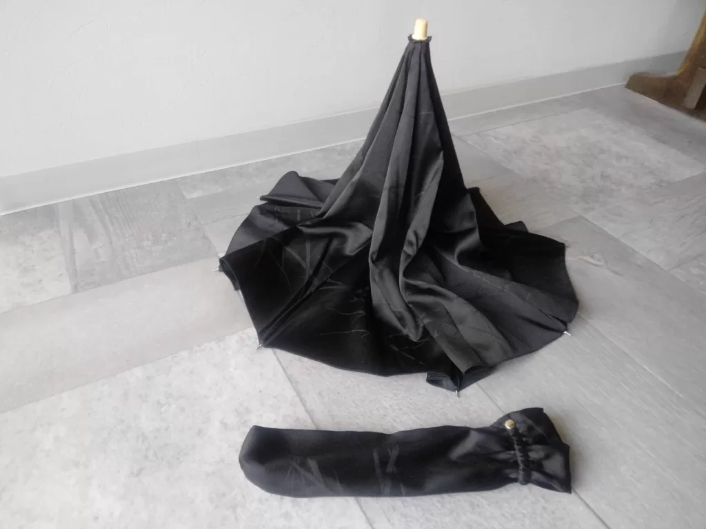 着物リメイク日傘