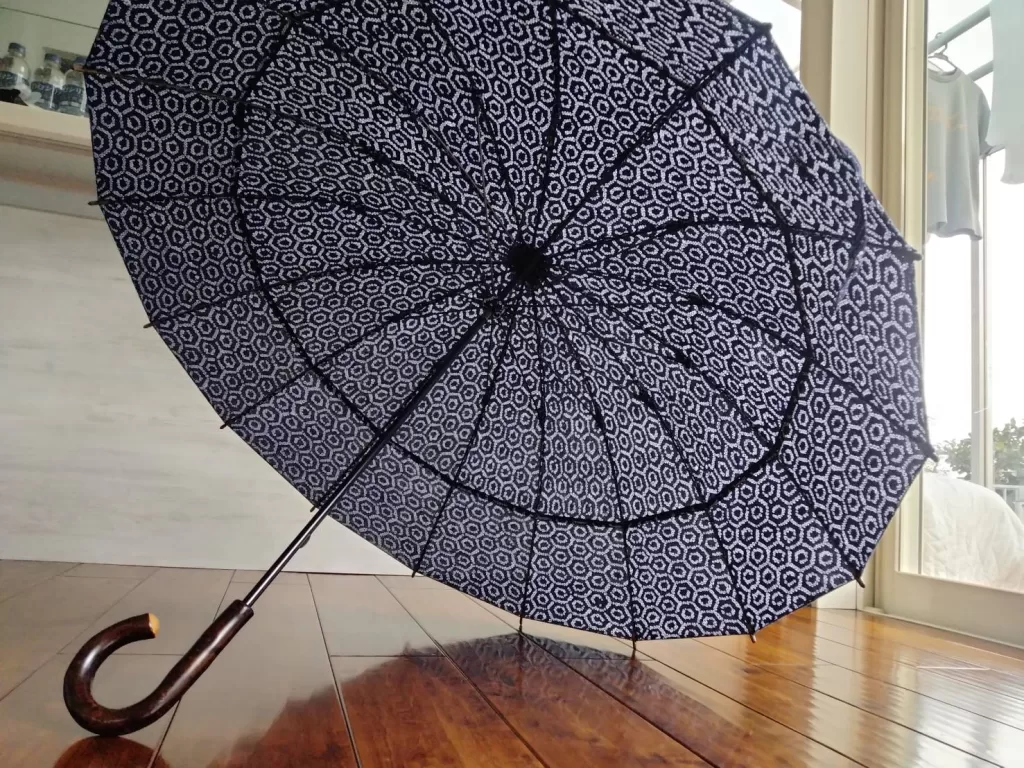 着物リメイク日傘