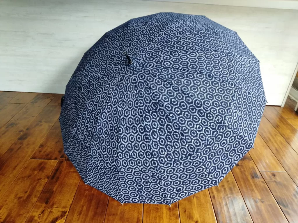着物リメイク 日傘 絞り